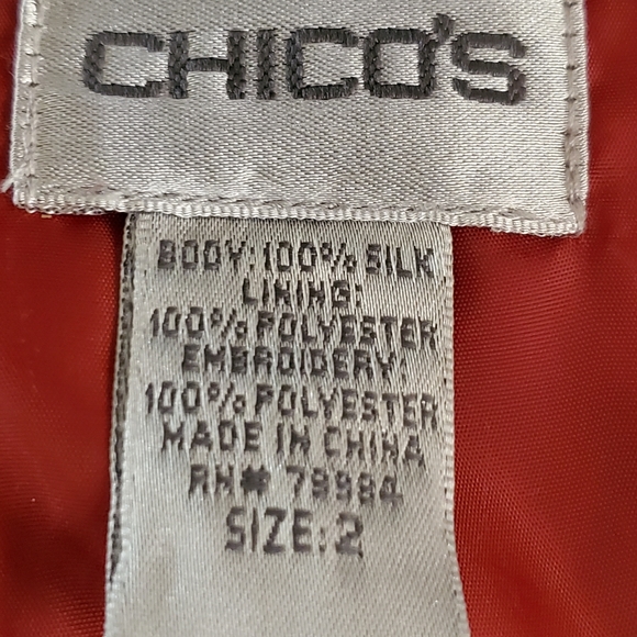 Chico's Silk Jacket - Picture 4 of 5